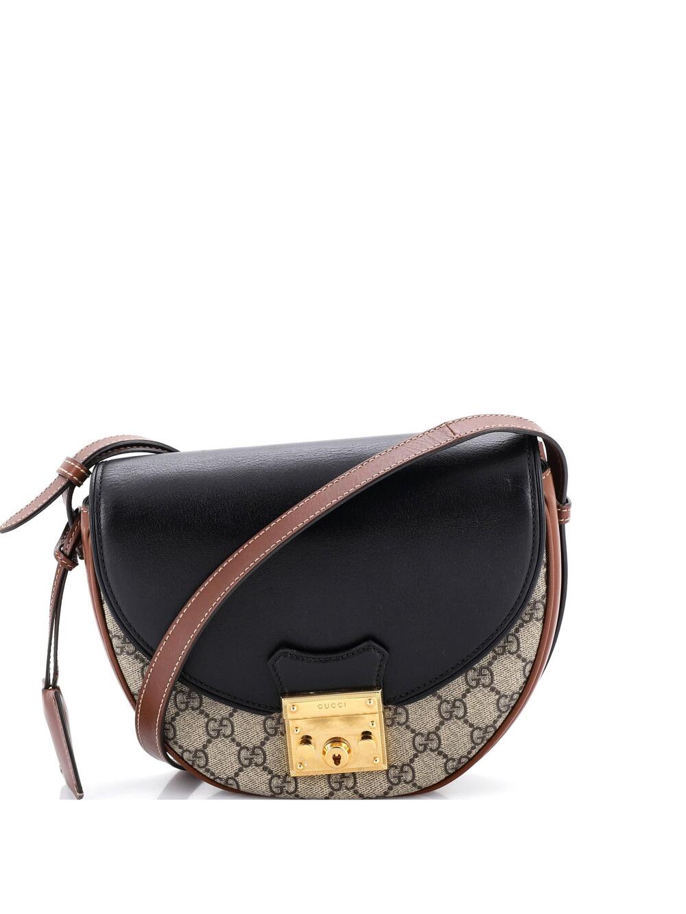 Gucci Padlock Saddle Shoulder Bag Gg #239098G15B